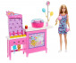 Игрален комплект за деца с кукла Barbie - Будка за захарен памук JFV67 thumb 3