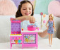Игрален комплект за деца с кукла Barbie - Будка за захарен памук JFV67 thumb 7