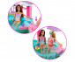 Игрален комплект за деца за кукла Barbie - Басейн с пързалка и 20 аксесоара JFP01 thumb 3