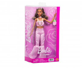 Игрален комплект за деца с кукла Barbie - Луксозен стил: Блондинка с розов комплект дънки JJN72