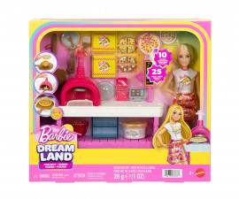 Игрален комплект за деца с кукла Barbie - Комплект за пица на Барби JMK21