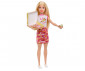 Игрален комплект за деца с кукла Barbie - Комплект за пица на Барби JMK21 thumb 3