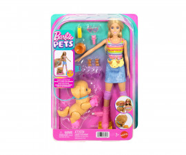 Игрален комплект за деца с кукла Barbie - Барби с кученце JMJ44