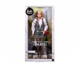 Игрален комплект за деца с кукла Barbie - Седмица на модата: Париж JJX30