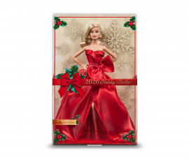 Игрален комплект за деца с кукла Barbie - Колекционерска кукла: Празник 2026, руса JJX65