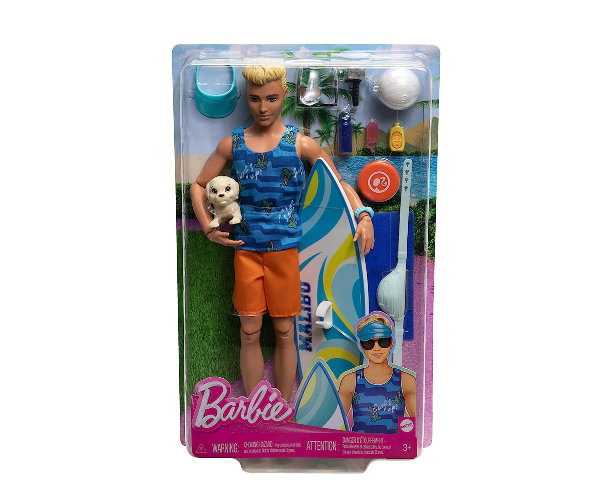 Кукла Barbie - Кен сърфист с аксесоари HPT50