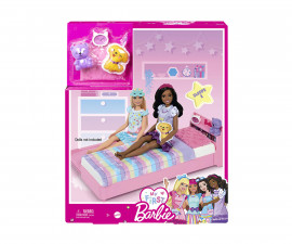Кукла Barbie - Моята първа Барби: Комплект Време е за сън HMM64