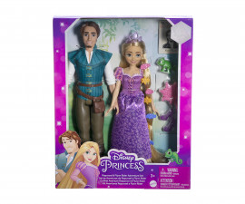 Играчки за момичета Disney Princess - Комплект от 2 фигури: Рапунцел и Флин HLW39