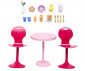 Barbie - Комплект аксесоари за смути бар, маса със столове HPT53 thumb 2