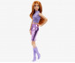 Игрален комплект за деца с кукла Barbie - Модерна Барби с червена коса и лилав тоалет Mattel HRM12 thumb 4