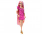Игрален комплект за деца с кукла Barbie - С много дълга цветна коса за прически Mattel JDC85 thumb 3