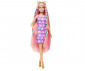 Игрален комплект за деца с кукла Barbie - С много дълга цветна коса за прически Mattel JDC85 thumb 6
