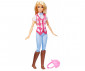 Игрален комплект за деца с кукла Barbie - Malibu: Ездачка HXJ38 thumb 3