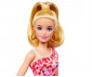 Игрален комплект за деца с кукла Barbie - Fashionistas: С розова флорална рокля HJT02 thumb 5