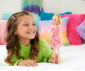 Игрален комплект за деца с кукла Barbie - Fashionistas: С розова флорална рокля HJT02 thumb 7