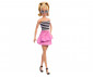 Игрален комплект за деца с кукла Barbie - Fashionistas: С тоалет в черно и бяло HRH11 thumb 3