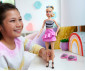 Игрален комплект за деца с кукла Barbie - Fashionistas: С тоалет в черно и бяло HRH11 thumb 6