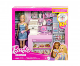 Игрален комплект за деца с кукла Barbie - Кафене HXN94