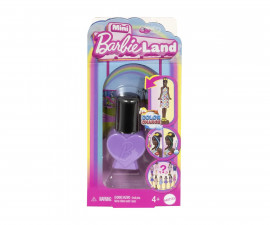 Игрален комплект за деца с кукла Mini Barbie Land - Лак за нокти с кукла изненада 3.8 см, асортимент JCP97