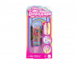 Игрален комплект за деца с кукла Mini Barbie Land - Color Reveal: Изненада с разкриване, 3.8 см, асортимент JCR08