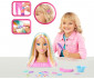 Игрален комплект за деца Barbie - Глава за оформяне на прически с цветовете на дъгата JFG81 thumb 6