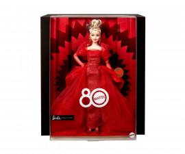 Игрален комплект за деца с кукла Barbie - Блондинка, 80 години Mattel JBJ17