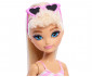 Игрален комплект за деца с кукла Barbie - Най-добри приятелки, с розов бански на бели райета JGH83 thumb 6