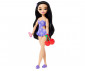 Игрален комплект за деца с кукла Barbie - Най-добри приятелки, с лилав бански на цветя JGH86 thumb 4