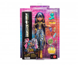 Комплект за игра с оригинална кукла Монстър Хай - Клео Денил JHK32