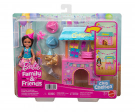 Игрален комплект за деца с кукла Barbie - Парти за рожден ден с Челси JJB41