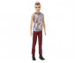 Игрален комплект за деца кукла Barbie - Fashionistats, Кен, потник и кариран червен панталон DWK44 thumb 2