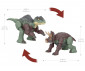 Играчка динозавър за момчета от филма Джурасик свят - Фигурка с трансформация голям динозавър, Giganotosaurus&Nasutoceratops HPD34 thumb 3