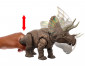 Играчка динозавър за момчета от филма Джурасик свят - Гигантски зверове, Eotriceratops JGB93 thumb 3