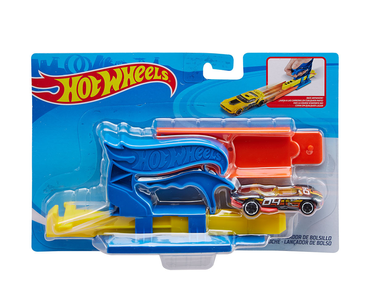 Детска играчка превозно средство - Изстрелвачка с количка Hot Wheels, асортимент