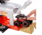Детска играчка коли, камиони, комплекти Hot Wheels GKY01 Hot Wheels: Monster Jam Гараж с изстрелвачка за голямо бъги, Team Bone Shaker thumb 4