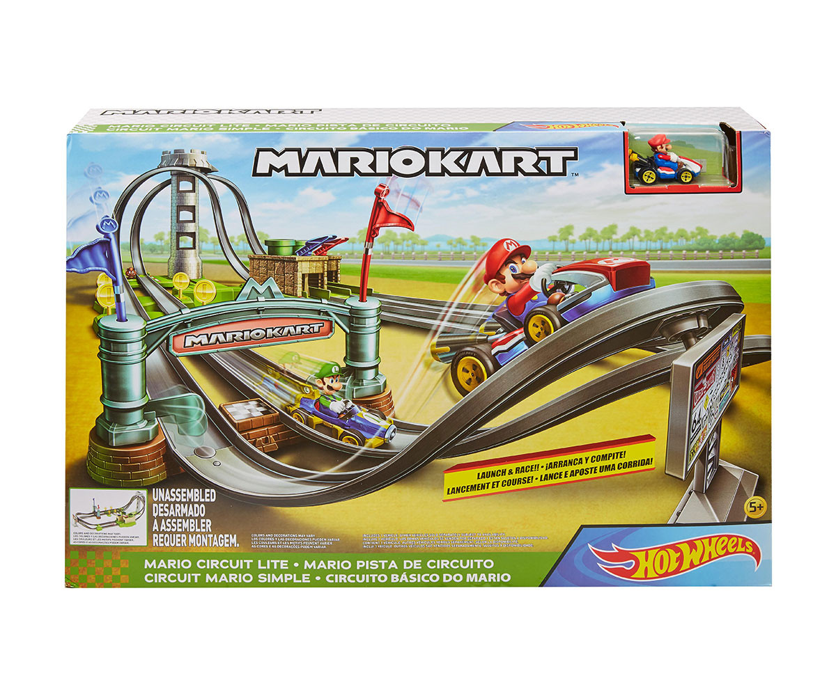 Игрален комплект за деца Hot Wheels - Супер Марио: Лека писта GHK15