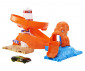 Количка за момчета Hot Wheels - Комплект Вражеска атака на чудовища, Octopus Invasion Attack HDR29 thumb 2