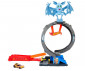 Количка за момчета Hot Wheels - Комплект Вражеска атака на чудовища, Bat Loop Atack HDR29 thumb 2