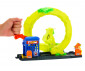 Играчка за момчета Hot Wheels City - Комплект Вражеска атака на чудовища, Snake Spiral Attack JBM63 thumb 3
