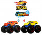 Комплект за игра за момчета Hot Wheels - Монстер Тракс: коли с променящ се цвят, Town Hauler HGX10 thumb 2