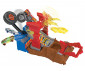 Комплект за игра за момчета Hot Wheels - Монстер Тракс: световна арена, първо предизвикателство, Fire Crash Challenge HNB90 thumb 4