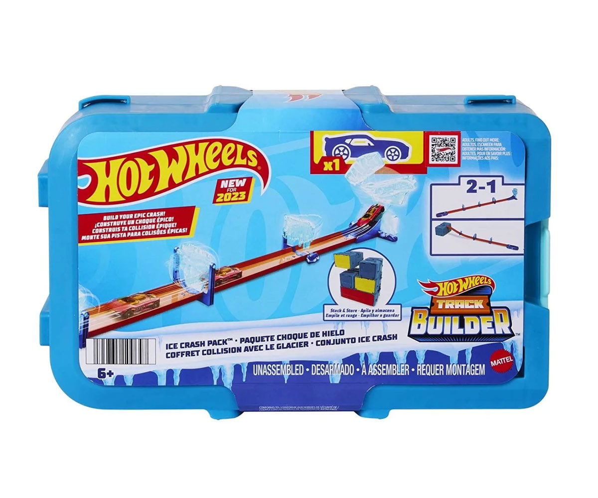 Комплект за игра за момчета Hot Wheels - Елементи за ледена писта HNJ66