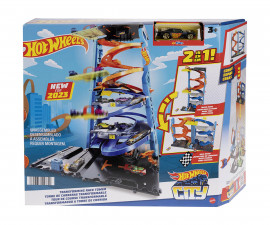 Комплект за игра за момчета Hot Wheels - Стартов комплект: 2в1 трансформираща се кула HKX43