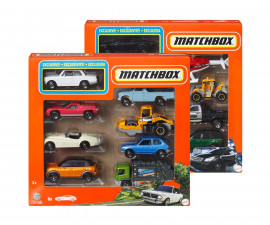 Компект 8 броя колички 1:64 Matchbox за момчета, асортимент HVR81