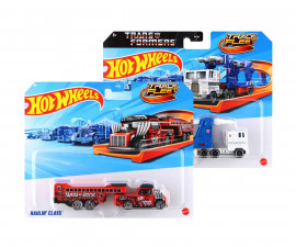 Играчка за момчета Hot Wheels - Камион (влекач с ремарке), асортимент HYT56