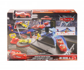 Колите - Игрален комплект Турнир за купата Пистън с количка Маккуин JHL42