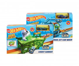 Количка за момчета Hot Wheels City - Комплект разгъване, асортимент FJN34