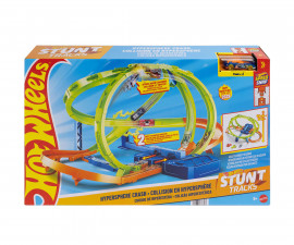 Играчка за момчета Hot Wheels Stunt Tracks - Хиперсфера за каскадьорски разбивки JMG48