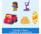 Детски игрален комплект Fisher Price - Литъл пийпъл: Количка с човече и аксесоари, Ден на плажа JMT85 thumb 3