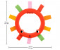 Залъгалка ринг за бебета Fisher Price, оранжева дъга JKW56 thumb 7